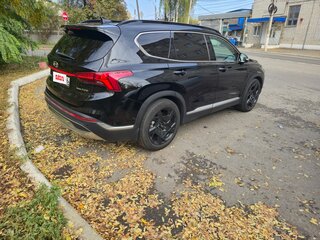 2021 Hyundai Santa Fe IV Рестайлинг, чёрный, 3550000 рублей, вид 4