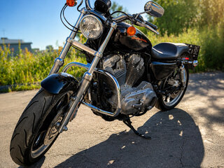 2012 Harley-Davidson Sportster 883, чёрный, 580000 рублей, вид 2