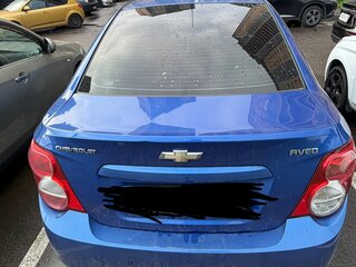 2014 Chevrolet Aveo II, синий, 600000 рублей, вид 2