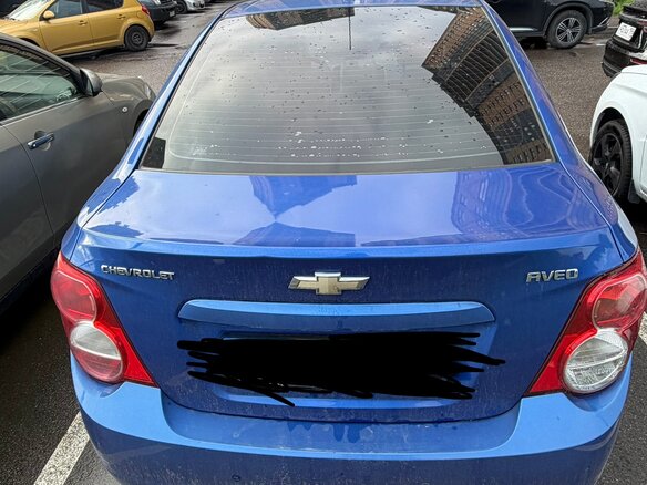 2014 Chevrolet Aveo II, синий - вид 1