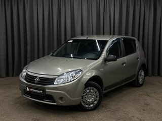 2013 Renault Sandero I, бежевый, 449999 рублей, вид 1