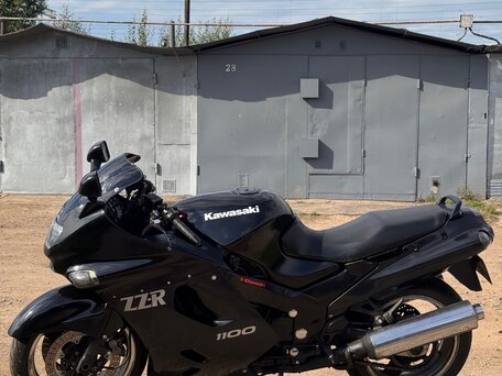 2000 Kawasaki ZZR 1100, чёрный, 180000 рублей, вид 3