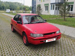 1993 Toyota Corolla VII (E100), красный, 120000 рублей, вид 1