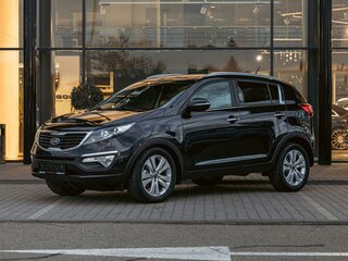 2014 Kia Sportage III Рестайлинг, чёрный, 1255000 рублей, вид 1