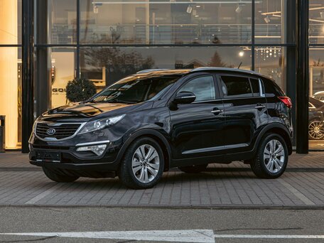 2014 Kia Sportage III Рестайлинг, чёрный, 1255000 рублей, вид 1