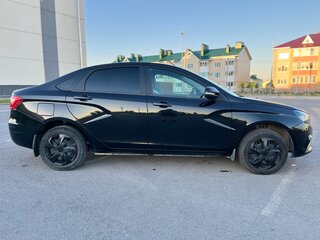 2021 Lada (ВАЗ) Vesta I, чёрный, 1069000 рублей, вид 3