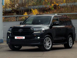 2019 Toyota Land Cruiser 200 Series Рестайлинг 2, чёрный, 7490000 рублей, вид 1
