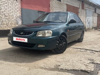 2003 Hyundai Accent II, зелёный, 250000 рублей, вид 1