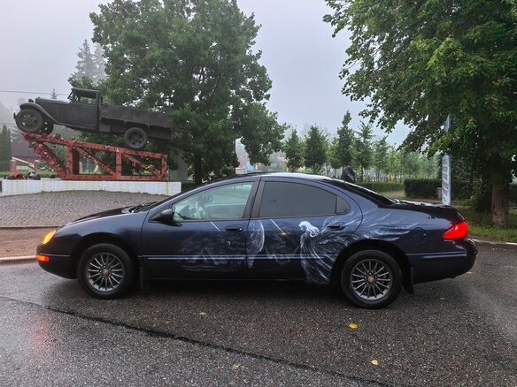 2000 Chrysler Concorde II, синий, 420000 рублей - вид 3