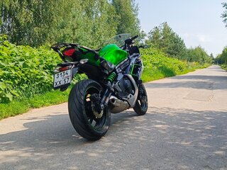 2016 Kawasaki ER-6F (Ninja 650R), зелёный, 480000 рублей, вид 4