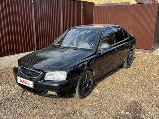 2008 Hyundai Accent ТагАЗ II, чёрный, 275000 рублей, вид 1