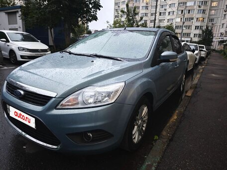 2008 Ford Focus II Рестайлинг, голубой, 450000 рублей, вид 1