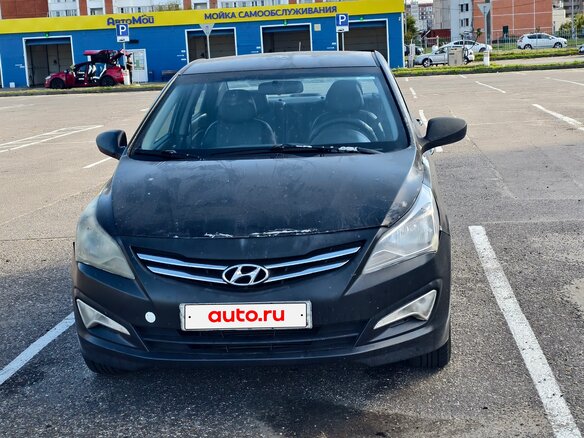 2016 Hyundai Solaris I Рестайлинг, белый, 450000 рублей - вид 1