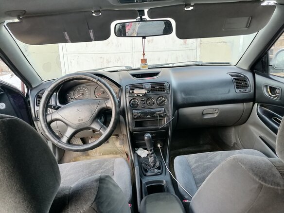 2000 Mitsubishi Galant VIII Рестайлинг, синий, 250000 рублей - вид 6