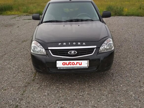 2012 Lada (ВАЗ) Priora I, чёрный, 760000 рублей - вид 1