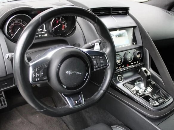 2018 Jaguar F-Type R I Рестайлинг, голубой, 7000000 рублей - вид 9