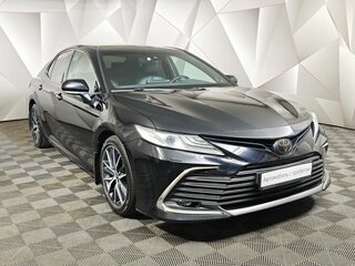 2021 Toyota Camry VIII (XV70) Рестайлинг, чёрный, 2845000 рублей, вид 3