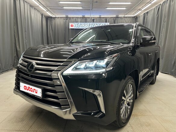 2019 Lexus LX 570 III Рестайлинг 2, чёрный