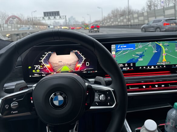 2023 BMW 7 серии 740d xDrive VII (G70), чёрный, 16250000 рублей - вид 10