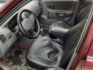 2007 Hyundai Accent ТагАЗ II, красный, 210000 рублей, вид 5