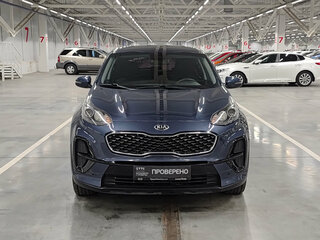 2019 Kia Sportage IV Рестайлинг, синий, 1930000 рублей, вид 2