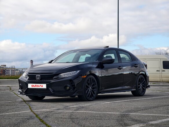 2019 Honda Civic X, чёрный, 2325000 рублей