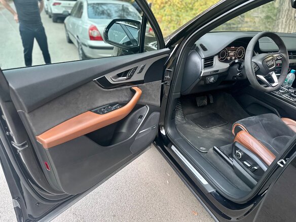2018 Audi Q7 II (4M), чёрный, 3320000 рублей - вид 7
