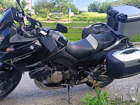 2004 Suzuki V-Strom DL 1050, чёрный, 430000 рублей, вид 3