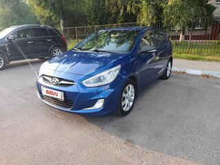 2013 Hyundai Solaris I, синий, 850000 рублей, вид 1