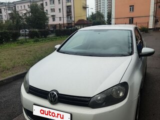 2012 Volkswagen Golf VI, белый, 700000 рублей, вид 1