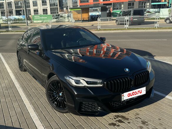 2021 BMW 5 серии 530i xDrive VII (G30/G31/G38) Рестайлинг, чёрный, 5200000 рублей - вид 14