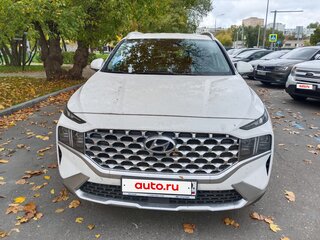 2021 Hyundai Santa Fe IV Рестайлинг, белый, 3800000 рублей, вид 3