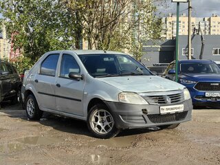 2009 Renault Logan I, серебристый, 249000 рублей, вид 3