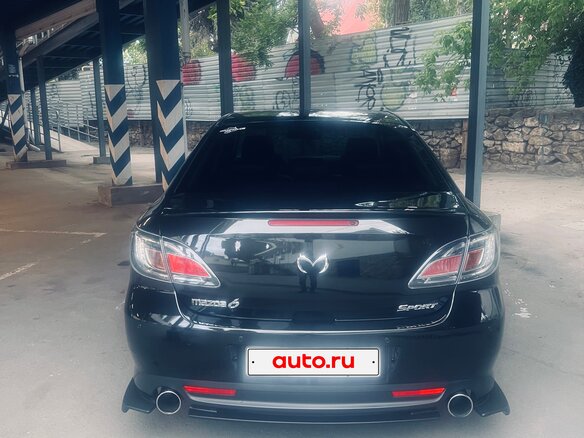 2008 Mazda 6 II (GH), чёрный, 1250000 рублей - вид 5