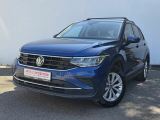 2021 Volkswagen Tiguan II Рестайлинг, синий, 2520000 рублей, вид 1