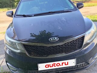 2016 Kia Rio III Рестайлинг, чёрный, 870000 рублей, вид 1