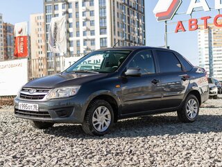 2015 Lada (ВАЗ) Granta I, серый, 409000 рублей, вид 2