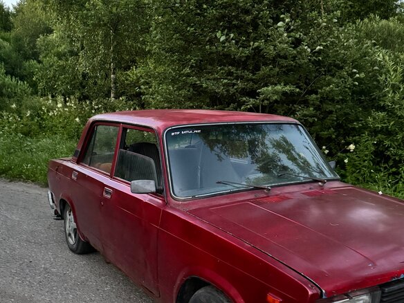 2007 Lada (ВАЗ) 2107, пурпурный - вид 4