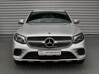 2018 Mercedes-Benz GLC Coupe 300 I (C253), серебристый, 3799000 рублей, вид 2