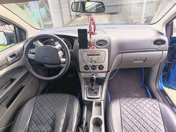 2008 Ford Focus II Рестайлинг, голубой, 460000 рублей - вид 11