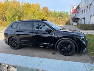 2021 Volkswagen Tiguan Allspace II Рестайлинг, чёрный, 3700000 рублей, вид 2