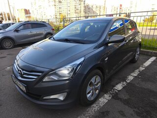 2016 Hyundai Solaris I Рестайлинг, серый, 849000 рублей, вид 1