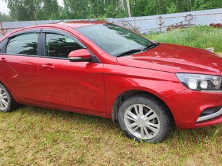 2016 Lada (ВАЗ) Vesta I, красный, 700000 рублей, вид 2