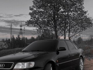 1996 Audi A6 I (C4), чёрный, 330000 рублей, вид 1