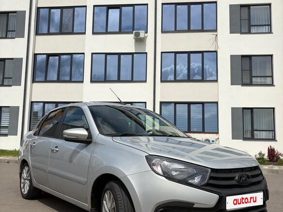 2018 Lada (ВАЗ) Granta I Рестайлинг, серебристый, 545000 рублей - вид 2