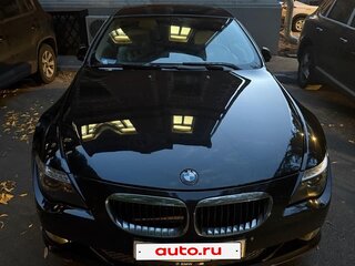 2008 BMW 6 серии 630i II (E63/E64) Рестайлинг, чёрный, 1220000 рублей, вид 2