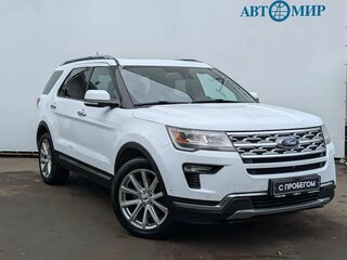 2018 Ford Explorer V Рестайлинг, белый, 2590000 рублей, вид 3