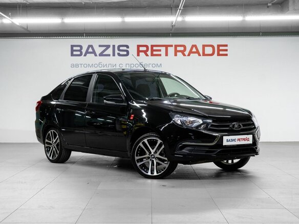 2024 Lada (ВАЗ) Granta Euro-2 I Рестайлинг, чёрный, 915000 рублей - вид 2