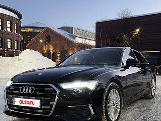 2022 Audi A6 45 TFSI V (C8) Рестайлинг, чёрный, 4600000 рублей, вид 4