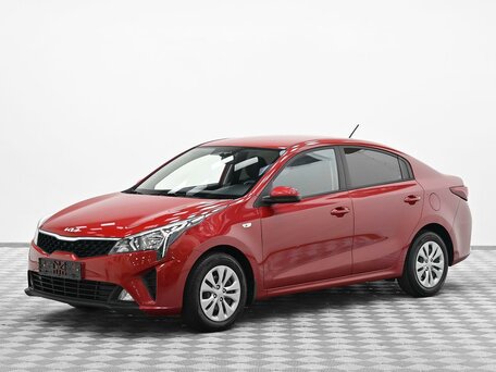 2021 Kia Rio IV Рестайлинг, красный, 1265000 рублей, вид 3